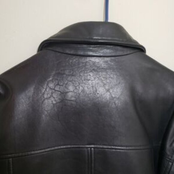 Johnston and murphy men leather jacket size M - Picture 3 of 10